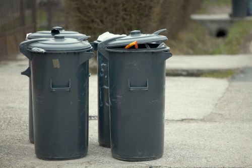 Efficient placement of a skip in a residential area