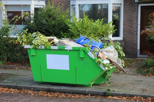 Waste removal service vehicles in Barkingside