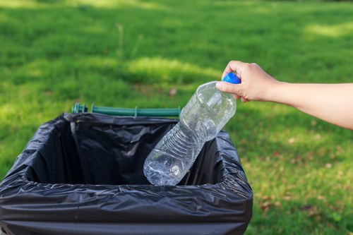 Different types of construction waste materials